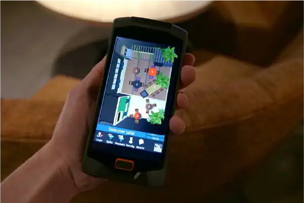 horeca bediening werkt met untill handheld